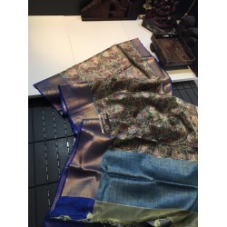 IG684 Lite weight Kanchi tissue sarees