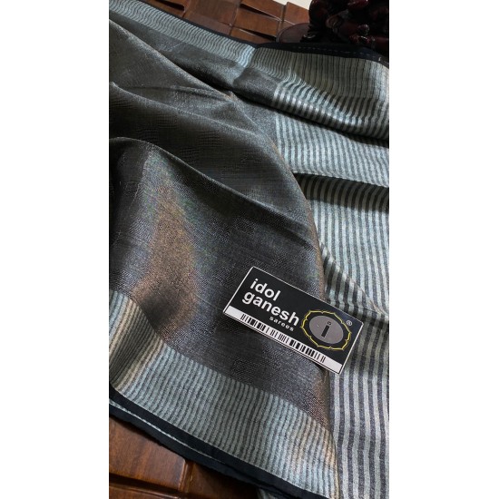 IG6864pure handloom tissue /lenine saree  