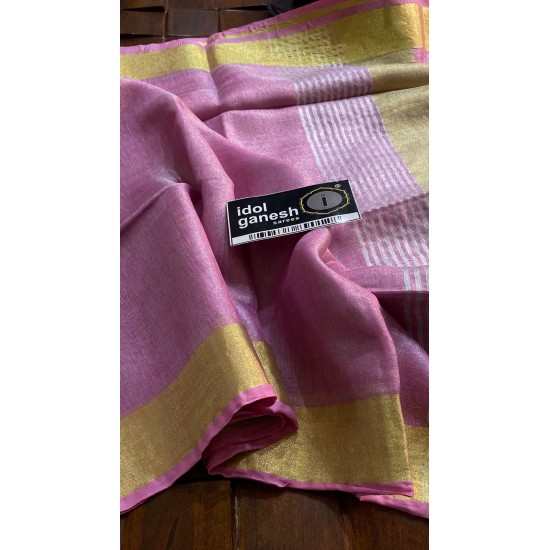 IG6868pure handloom tissue /lenine saree 