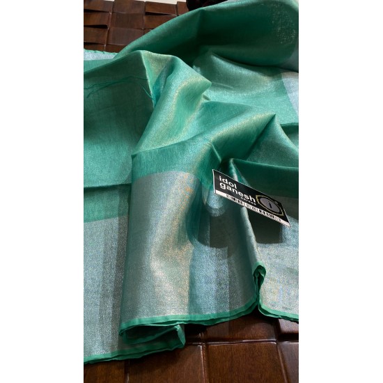IG6869 pure handloom tissue /lenine saree 