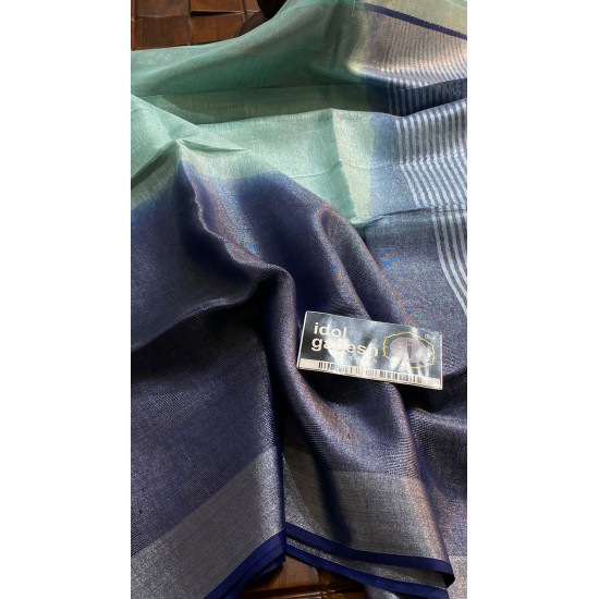 IG6870 pure handloom tissue /lenine saree 