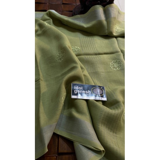 IG6873:lite weight lenine sarees 