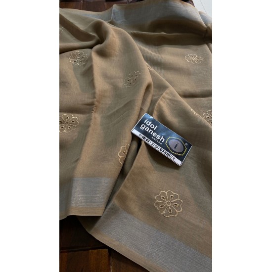 IG6873:lite weight lenine sarees 