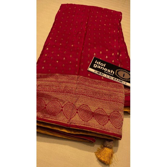 IG6885 lite weight pure munga crape  