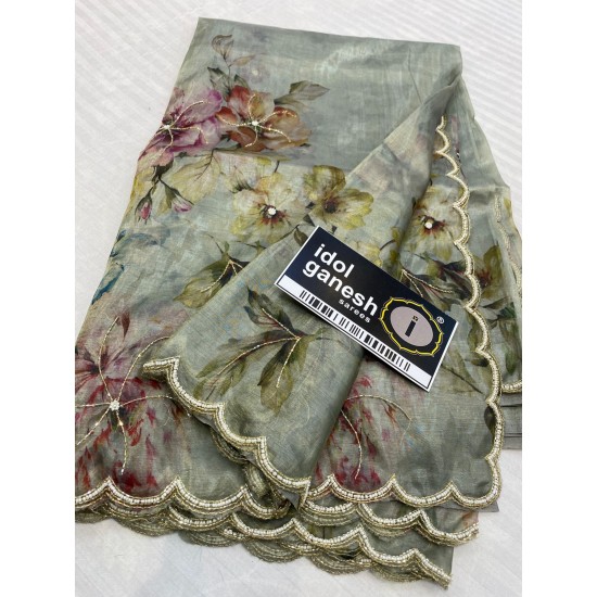 IG6897weight pure tissue crape print