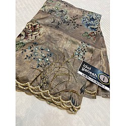 IG6898 lite weight pure tissue crape print 