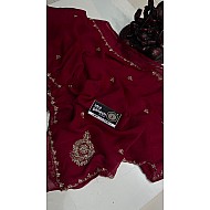 IG6917ite weight chiffon crush  