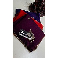 IG6952lite weight pure velvet chiffon saree 