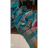 IG6958: pure hand loom tusser/ tusser 