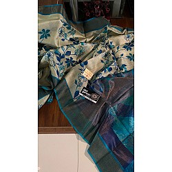 IG6959pure hand loom tusser/ tusser  