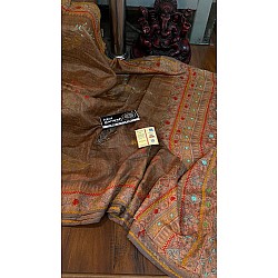 IG6979 pure handloom desi tussar/tusser 