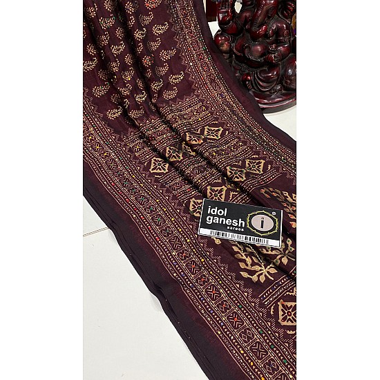 IG6985 light weight soft tusser print  