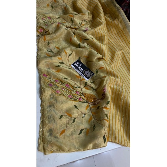 IG7005  lite weight pure soft muslin crush    