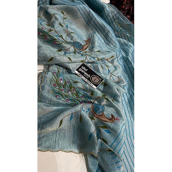 IG7005  lite weight pure soft muslin crush    