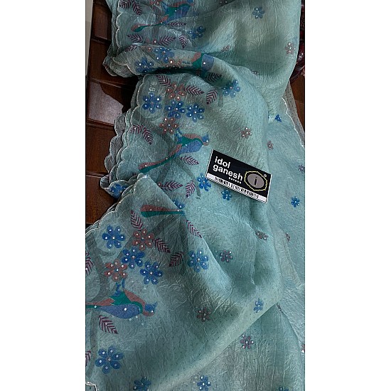 IG7007pure light weight soft organza crush IG7007pure light weight soft organza crush