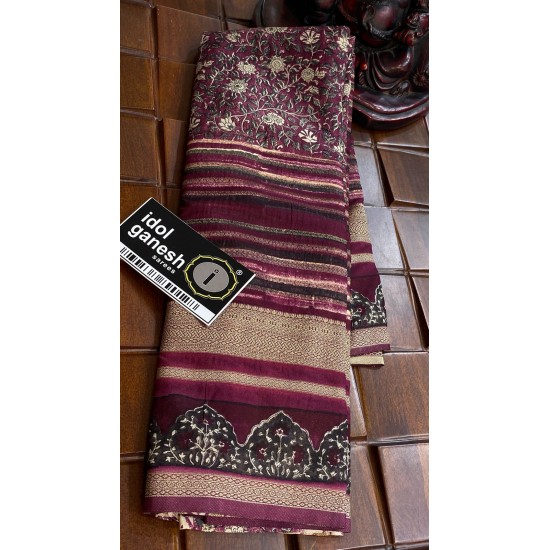 IG7050:lite weight crapes jari weaving 