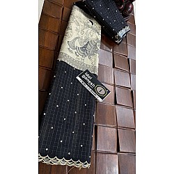 IG7056lite weight tusser checks mirror work IG7056lite weight tusser checks mirror work