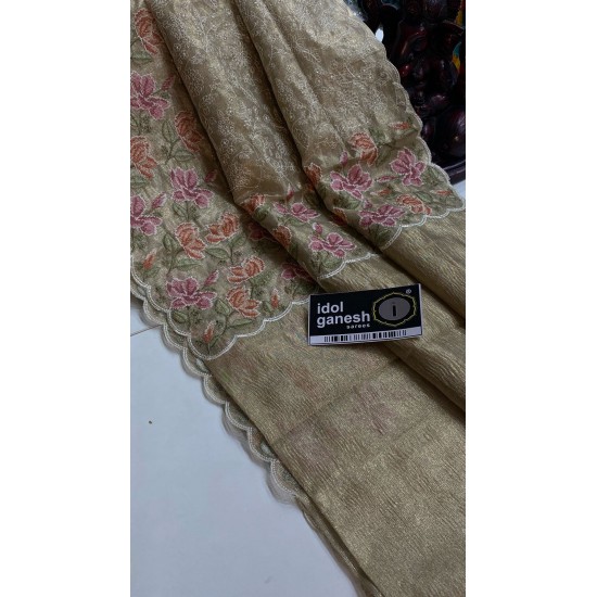 IG7062 lite weight pure Tissu kota Lucknow embroidery IG7062 lite weight pure Tissu kota Lucknow embroidery