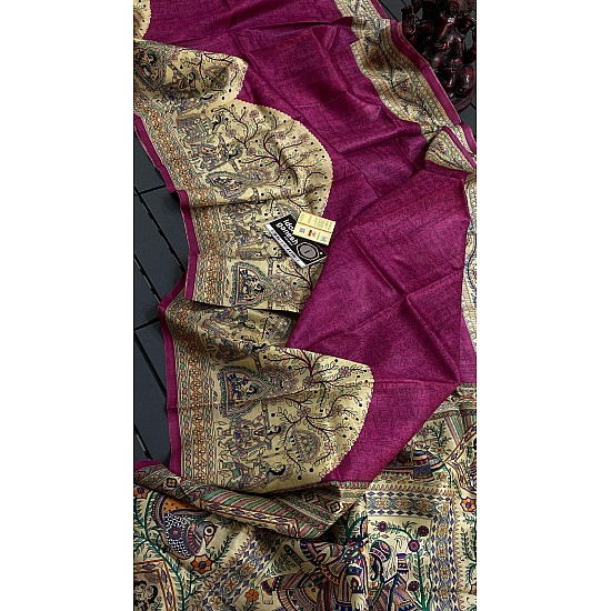 IG7081 lite weight handloom pure silk 