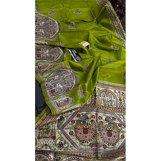 IG7082 lite weight handloom pure silk  