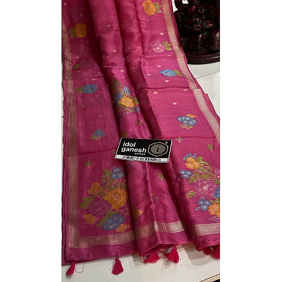 IG7094lite weight pure tusser georgette  