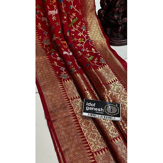 IG7095 lite weight pure mashrow silk  