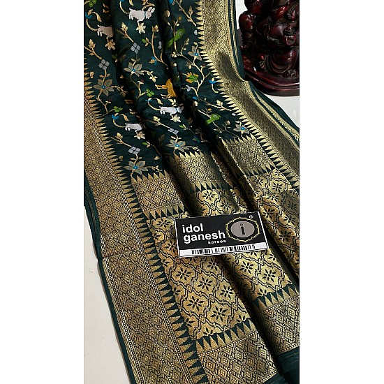 IG7095 lite weight pure mashrow silk  