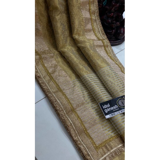 IG7120 lite weight kanchi gold tissue 