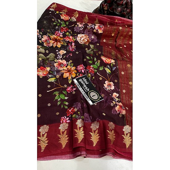 IG7143: lite weight pure crape raw mango weaving  