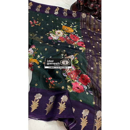 IG7143: lite weight pure crape raw mango weaving  