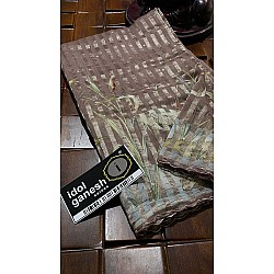 IG7152: pure handloom munga organza print 