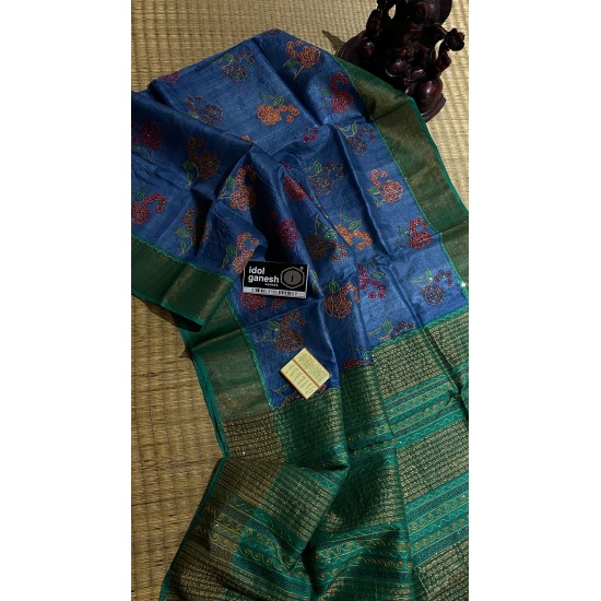 IG7154pure handloom desi tussar 