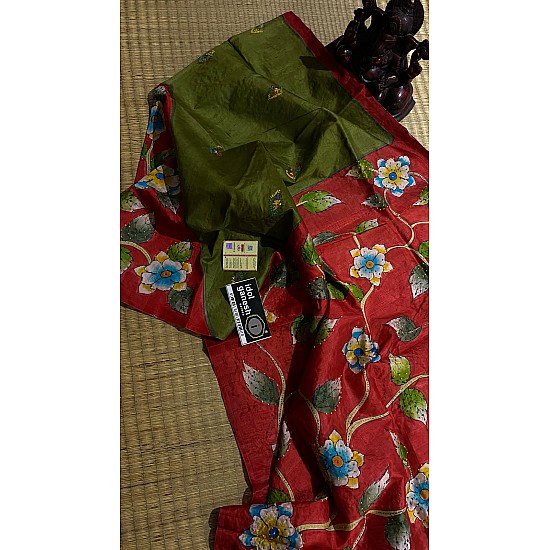 IG7155 handloom pure silk hand brush 