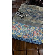 IG7176pure Tissu crush jari weaving pattu border  