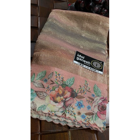 IG7177pure Tissu crush jari weaving pattu border IG7177pure Tissu crush jari weaving pattu border