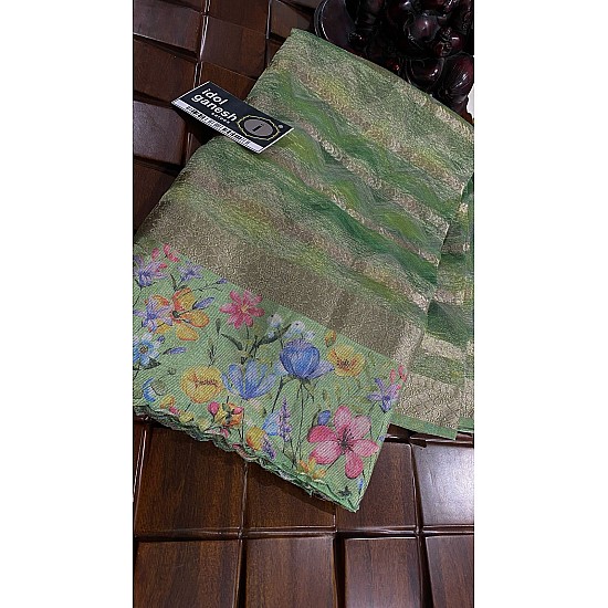 IG7178pure Tissu crush jari weaving pattu border IG7178pure Tissu crush jari weaving pattu border