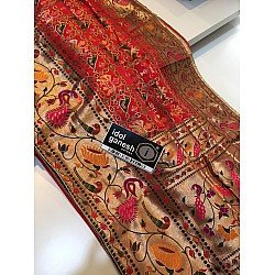 IG72 Lite weight ikkat patola weaving sarees