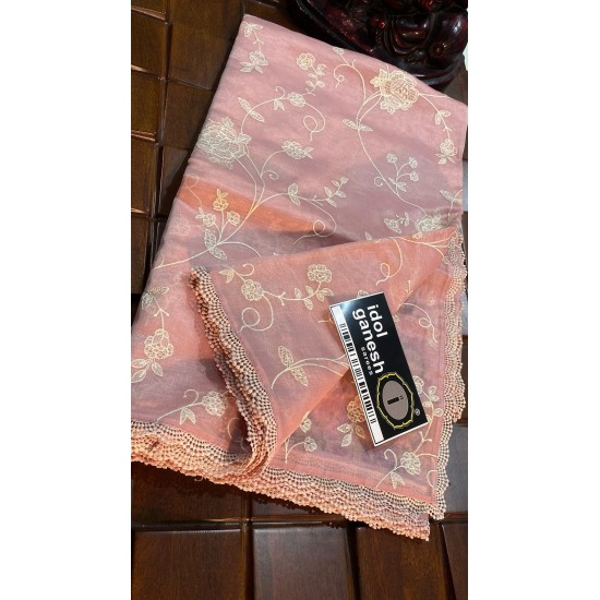 IG7204lite weight tissue tusser sarees  