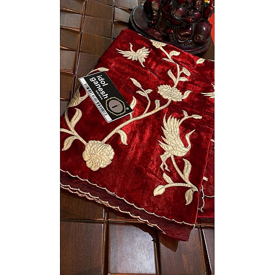 IG7219 lite weight velvet chiffon  