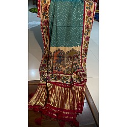 IG7230:lite weight pure modal silk jari patta pallu  3865/-