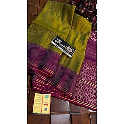 IG7233c:lite weight pure handloom kanchi pattu  