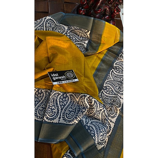 IG7268 pure handloom Maheswari  