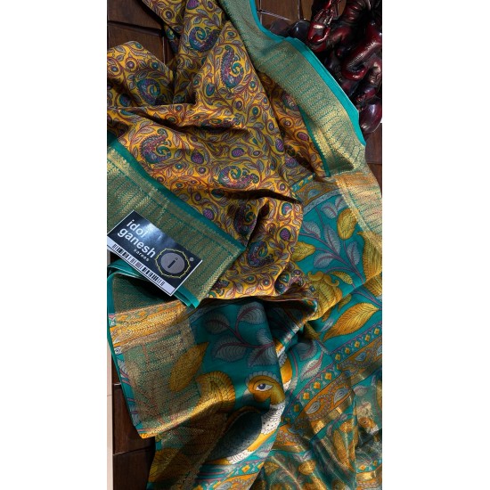 IG7291: pure handloom Maheswari kanchi weaving 