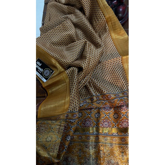 IG7291: pure handloom Maheswari kanchi weaving 