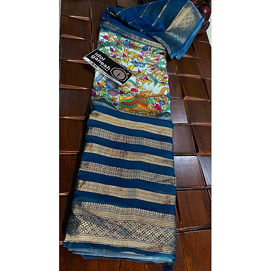 IG7301 pure crape weaving binni crape style print  