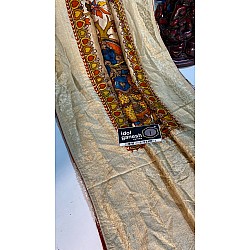 IG7303pure fine munga pattu kanchi weaving 