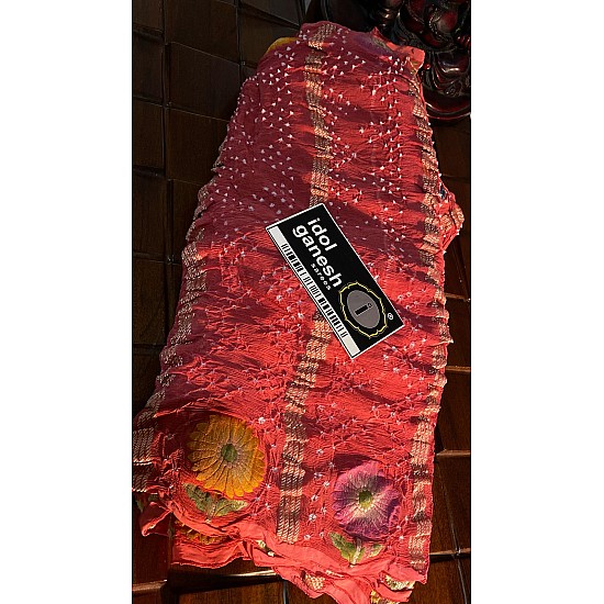 IG7321 pure cinone crape meena weaving  