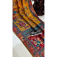 IG7329lite weight pure munga crape Kashmiri weaving  