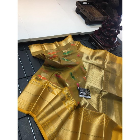 IG733 Lite weight Kanchi kora sarees