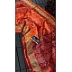 IG7350:lite weight fine tusser ikkat weaving sarees  
